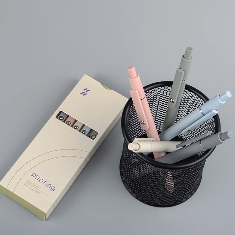 5Pcs Quick Dry Ink Pens, 0.5mm Gel Pens Fine Point