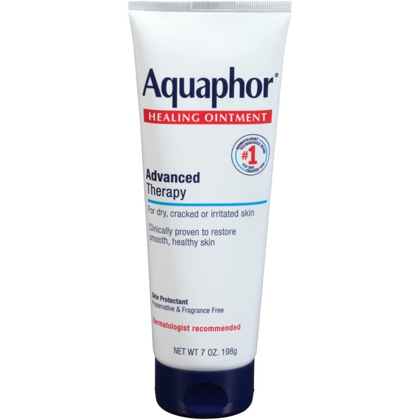 Aquaphor Healing Ointment Advanced Therapy Skin Protectant 7 oz (Pack of 4)