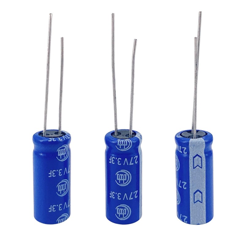 PENGLIN 10pcs Superfarad Capacitors 2.7V 3.3F 8x19mm Supercapacitor Capacitor High