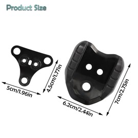 2 Stücke Fahrrad Cleats Adapter, Fahrrad Schuh Cleats, SPD Plattenadapter, Fahrradpedaladapter SPD Pedale, Fahrradpedal Adapter Stollen Konverter für Rennrad MTB Pedale