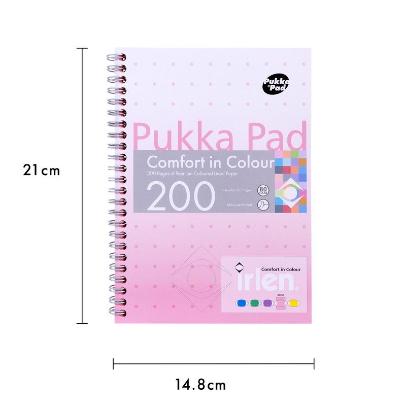 Pukka Pad, Irlen Jotta Pad A5 Notebook 3-Pack – Wire