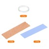 sourcing map Copper Thermal Pad Rubber Ring for M.2 SSD