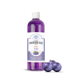 Under the Sun Products- 16oz Bottle of Snow Cone Syrup (16 Fl Oz (Pack of 1), Grape)