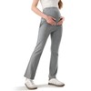 MamaNest Maternity Clothes Flare Leggings Work Sets Outfits with Pockets Dress Yoga Scrub Comfortable Pants for Stretch Women (US, Numeric, 16, 18, Grey)