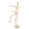 16in Wooden Mannequin Mini Flexible Rotating Sketch Drawing Wooden Figures