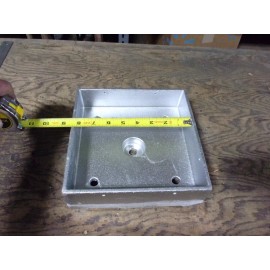 Ben Douglas Foundry Post Base, Anchored 8x8, rough cut, Heavy Cast Aluminum  MADE IN USA