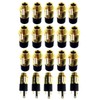 Lsgoodcare 20PCS 3.5MM 1/8 Inch Gold Gold Plated Stereo Jack