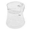 iplusmile Heat Resistant Tea Pitcher with Handle Transparent Cup for