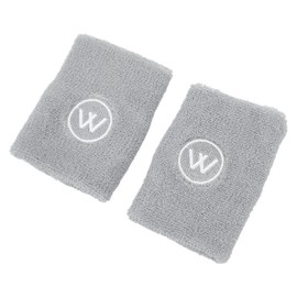 Set of 2 Wristbands Running Basketball Sports Wrist Support Brace Wrap Sleeve for Men Women Gym (Gray)