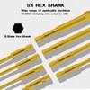 Mgtgbao Golden 10PC 6mm Masonry Drill Bits, Concrete Drill Bit