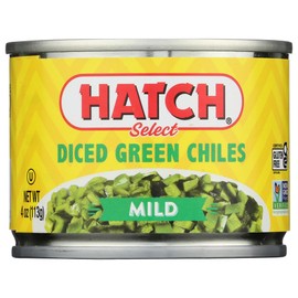 Hatch Mild Diced Green Chilis 4 Ounce (Pack of 12)