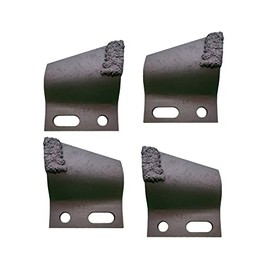 2RH + 2LH Carbide Cupped Trenching Teeth, B136024 and B136025, fits 1.65" and 1.75" Pitch Chains.