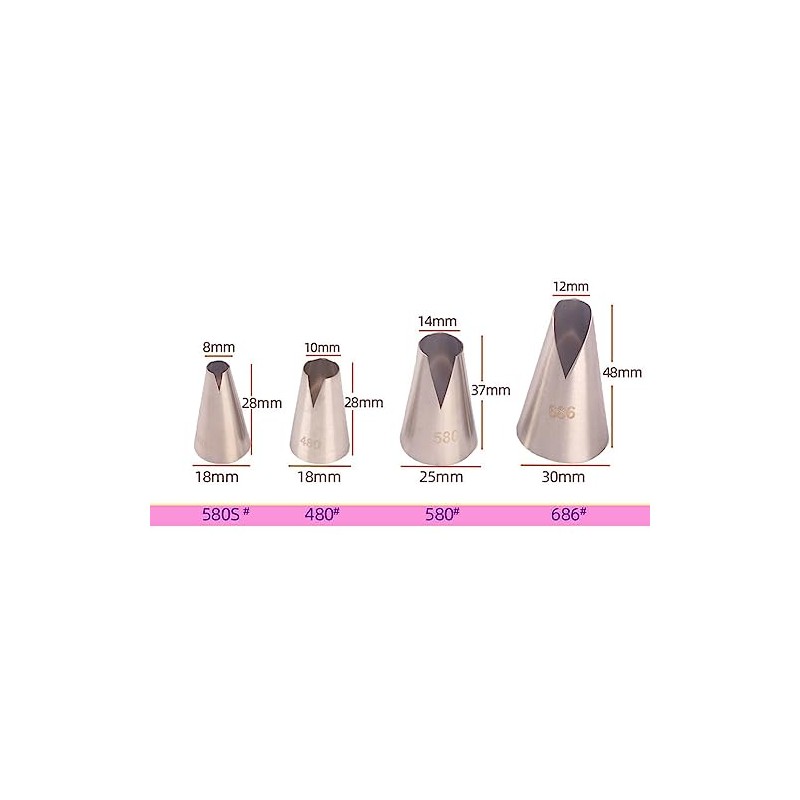 Saint Honore Piping Tips,Enhance Your Pastry Creations with V Wave