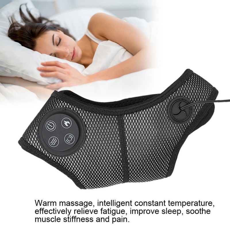 Electric Foot Ankle Massager Vibration Heating Foot Acupuncture Points Massage
