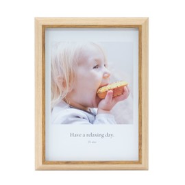 Fujicolor 507021 Photo Frame, Natural Color Frame, 2401K, Cabin Size, 2L, Brown