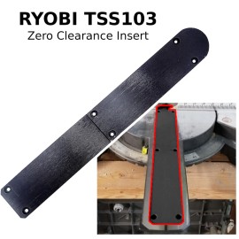 Speedway Miter Saw Zero-Clearance Insert Plate for Ryobi TSS103