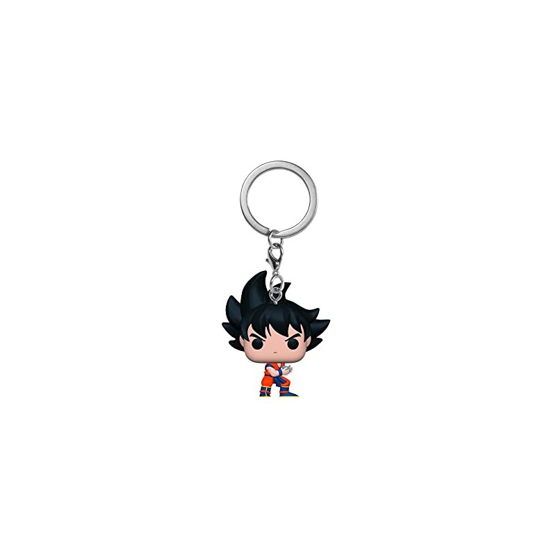 Funko Pocket Pop! Goku Keyring with Kamehameka, Black, Navy, Orange,