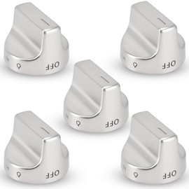 W11239985 Control Knob Compatible with Whirlpool Gas Ranges WFG525S0HZ1 WFG550S0HZ0 WFG525S0HZ0 WFG525S0JV0, W11032553, Replace 4845290 AP6333411 PS12578779 EAP12578779, Pack of 5