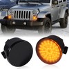 POPMOTORZ LED Front Side Indicator Indicator for J-eep Wrangler JK