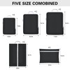 Compression Packing Cubes Set, Ultralight Expandable Travel Organizers for Carry