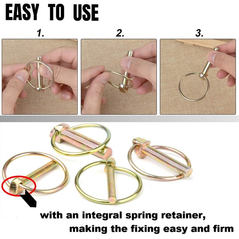 Lynch Pin Lynch Pin Assortment Kit Linch Pin with Ring