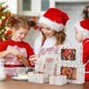 EQOREIIN 36pcs Christmas Cookie Boxes with Window，9x6x3in Bakery Boxes for