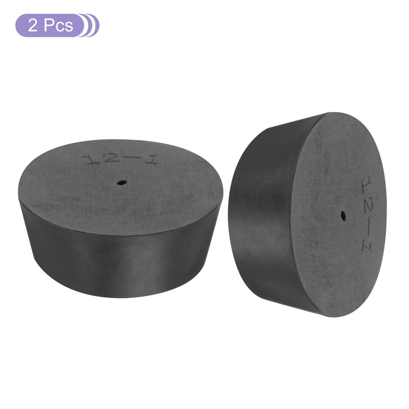sourcing map Rubber Tapered Plug 52mm to 64mm Solid Test