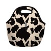Sok It LunchTote Zippered Bag Insulated Neoprene Caddy (Cow Print,