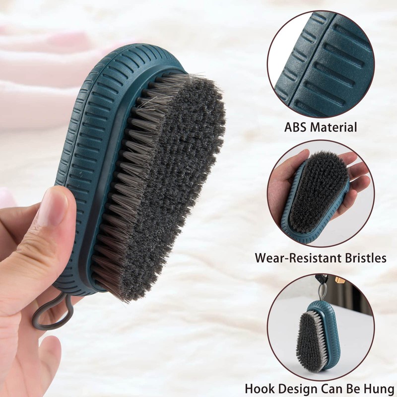 2 Pieces Heavy Duty Nail Brush for Nail Tips Durable