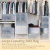 Ultra Space-Saving Self-Compressing Organiser, Large Self-Compressing Movable Organiser Bag, Grey