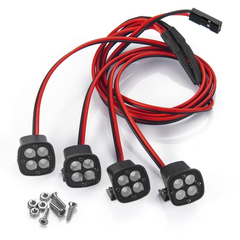 RC Crawler Lights LED Headlight Spotlight for Axial TRX-4 TRX6