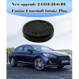 24351-2GGA1 Engine Camshaft Intake Plug Fits For Hyundai Azera Grandeur/Sonata/Santa Fe Sport,Fits For Kia Optima/Sorento/Sportage 2015-2019,Cam Plug Cap Replaces 24351-2GGB1 24351-2GGA0 24351-2GGB0