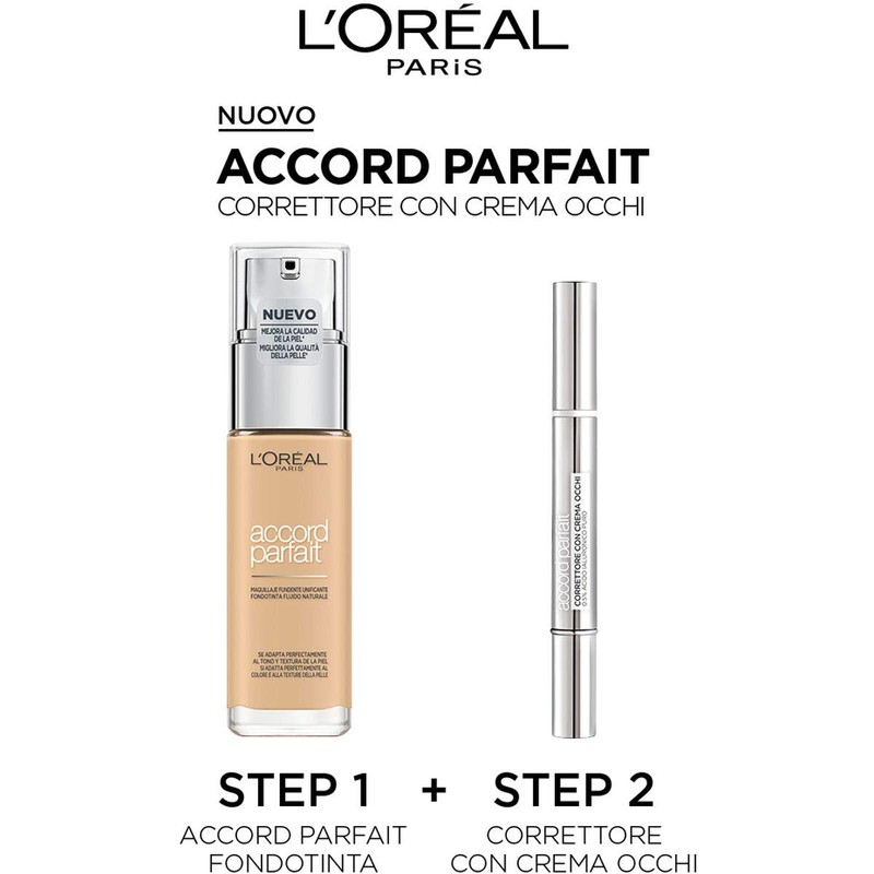 L'Oréal París Accord Corrector Parfait Eye Cream in a Concealer