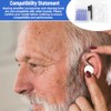 XIHIRCD 9pcs Hearing Amplifier Domes and Cleaning Kit for Audien