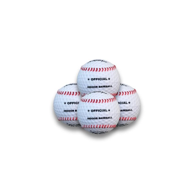 Borgoball 4 Pack - Foam Baseball with Crazy Movement for