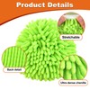 Hezane 2 Microfiber Mop Head Refills and 2 Chenille Mop