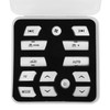 14Pcs Air Condition Button Cover Trim AC Control Stickers Fit