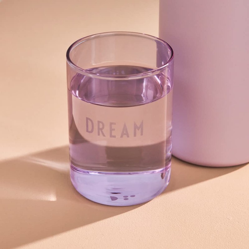 Design Letters Favourite Drinking Glass Parent (Purple)