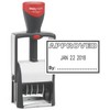 MaxMark Heavy Duty Self Inking Date Stamp with Phrase Approved