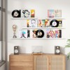 Gieanoo Wall Shelf, White, 30 cm, Picture Shelf, Solid Oak,