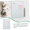 TEHAUX Portable Planner Notepad Delicate Daily Plan Pad for Scheduling