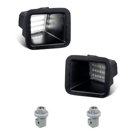RUXIFEY LED License Plate Lights Tag Lamp Assembly with Socket Compatible with 2017-2019 Ford F250 F350 Super Duty