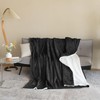 Good Nite Bed Throw Blanket 130x150cm Sherpa Flannel Blankets Fleece