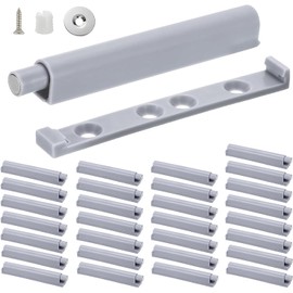 Cierres de Puerta a Presión para Abrir, 30 pcs Push para Puertas de Closet, Cierres Magnéticos de Empuje, Puerta de Cocina para Armarios, Cajones, Armarios