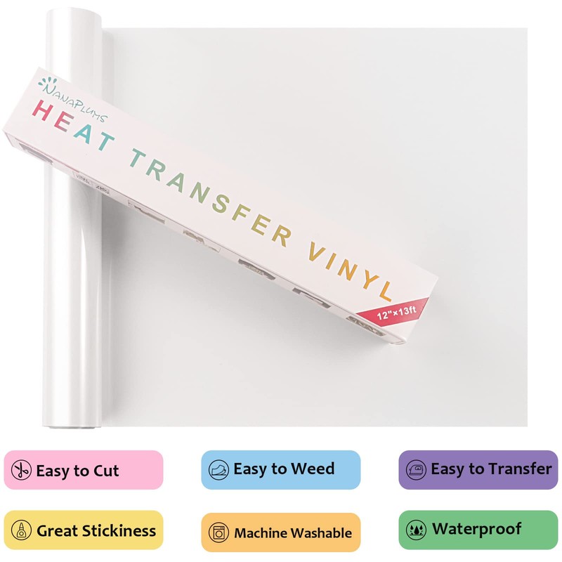 Nanaplums Plotter Film Textile, 30.5 cm x 4 m Transfer