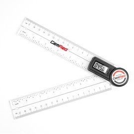 GemRed Digital Protractor Enhanced ABS Ruler