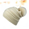 TOVINANNA Warm Knitted Women's Hat Beanie for Stylish Plush Ball