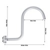 Shower Arm S Shape Gooseneck Stainless Steel Shower Head Extension