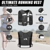 Hydration Running Vest - Lightweight 8oz Vest with 500ml Soft