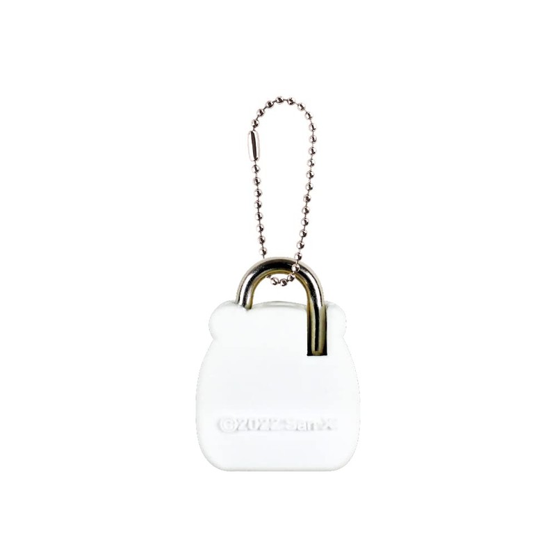 Tees Factory SG-5541523SI Sumikko Gurashi Mascot Padlock Key Chain Shirokuma